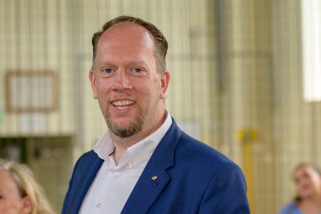 22.07.2026,Pressetermin, Übergabe des Fördermittelbescheids für das Projekt AWO Wir-Garten im Zukunftsgarten der IGA 2027 Marco Schmitz, MdL NRW, Stiftungsratsvorsitzender der Sozialstiftung NRW Dortmund Kokerei Hansa, Emscherallee 11, NRW Deutschland