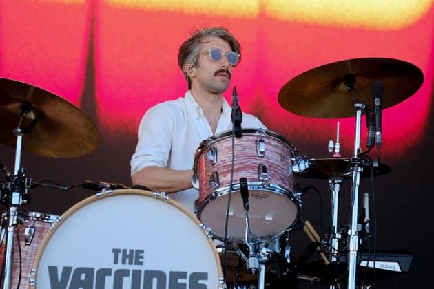 August 28, 2026, Southsea, Hampshire, United Kingdom: French born drummer, Yoann Intonti of Indie rock band, The Vaccines performs live on stage at Victorious Festival, Southsea. The current line up consists of Justin Young, Ãrni Ãrnason, Matthew Hitt, Timothy Lanham and Yoann Intonti Southsea United Kingdom - ZUMAs197 20260828_aaa_s197_140 Copyright: xDawnxFletcher-Parkx