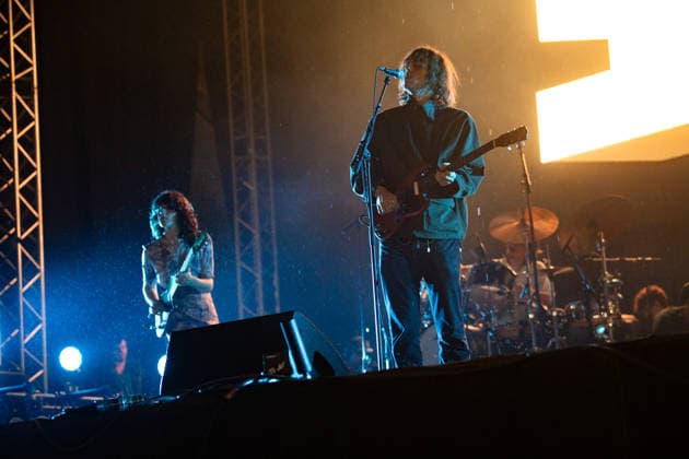 Geese perform at Reading Festival 2026 Friday - Little John s Farm, Reading, UK Guitarist Emily Green and lead singer Cameron Winter of American Rock band Geese performs on the Gallery Stage at Reading Festival 2026, Little John s Farm, Reading, England, UK on Friday 28 August 2026., Credit:Justin Ng Avalon UK, England, Reading, Little John s Farm Copyright: xJustinxNgx xAvalonx 1129017002