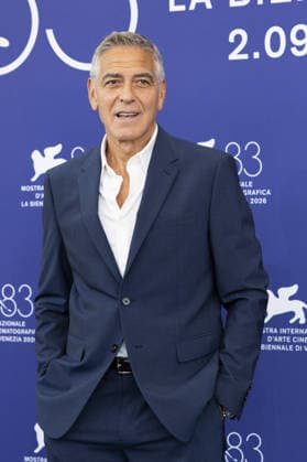 83rd Venice International Film Festival VENICE, ITALY - SEPTEMBER 02: George Clooney attends the Golden Lion For Lifetime Achievement Photocall during the 83rd Venice International Film Festival at Palazzo del Casino on September 02, 2026 in Venice, Italy Primo Barol Anadolu Venice Italy. Editorial use only. Please get in touch for any other usage. Copyright: x2026xAnadoluxPrimoxBarolx