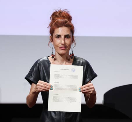 The Film Academy announces the Spanish films shortlisted for the Oscars Actress Miriam Garlo during the announcement of the Spanish films shortlisted for the Oscars at the Film Academy on September 3, 2026, in Madrid, Spain: *El ser querido*, directed by Rodrigo Sorogoyen; *La bola negra*, directed by Javier Ambrossi and Javier Calvo; and *Los domingos*, directed by Alauda Ruiz de Azúa, are the films shortlisted by members of the Film Academy to represent Spain at the 99th Academy Awards in the Best International Feature Film category. Academy members will select the final nominee on September 16. SEPTEMBER 3, 2026 Marta Ferná, Madrid, Spain Copyright: xMartaxFernandezx 7745987