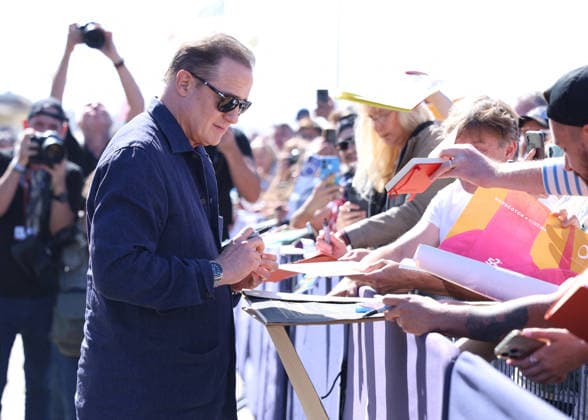 Brendan Fraser inaugurated his beach cabin on the Deauville boardwalk during the 52nd American Film Festival on September 5, 2026, in the presence of the city’s mayor, P. Augier, Denis Guignebourg, Bestimage. Brendan Fraser inaugurates his beach cabin on the Deauville boardwalk during the 52nd American Film Festival on September 5, 2026, in the presence of the city’s mayor, P. Augier, Deauville, France Copyright: xDenisxGuignebourgx xBestimagexDenisxGuignebourgx xBestimagex