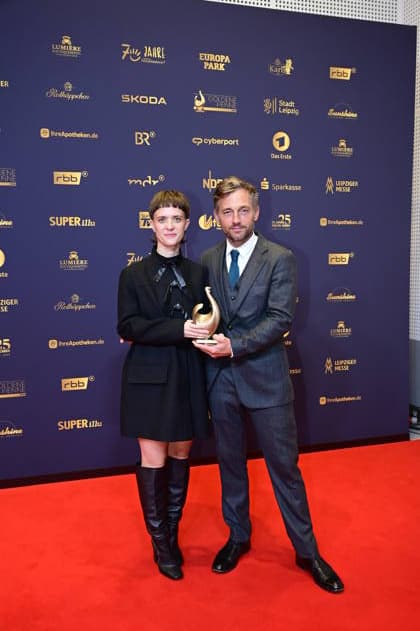 Liv Lisa Fries und Volker Bruch bei der 32. Verleihung der Goldenen Henne 2026 in der Leipziger Messe. Leipzig, 04.09.2026 Copyright: xMatthiasxWehnertx