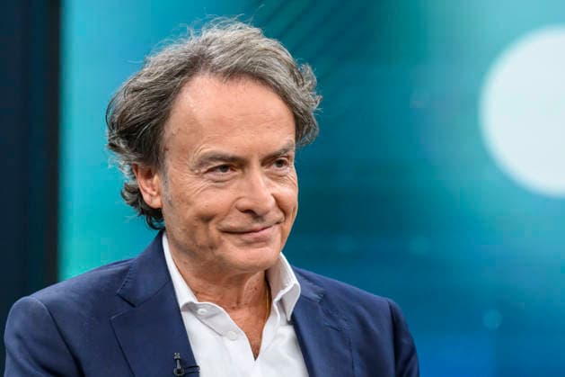 im Bild v.l.: Giovanni di Lorenzo, Chefredakteur DIE ZEIT, GER, Berlin, Studio, zu Gast bei - Caren Miosga, Polittalk, TV, Format, Das Erste, aus Berlin Adlershof - am Studio 20, Thema: das Ergebnis und die Folgen der Landtagswahl in Sachsen-Anhalt, (Die AfD und die Landtagswahl in Sachsen-Anhalt) 06.09.2026, Copyright: HMBxMedia UwexKoch