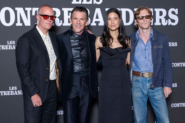 Padraic McKinley, Ethan Hawke, Julia Jones, and Austin Amelio – Photocall for the premiere of the film The Smugglers at the Pathé Palace in Paris, France, on September 7, 2026. Olivier Borde, Bestimage. Photocall for The Weight at the Pathé Palace, France, September 7, 2026 @ Olivier Borde, France Copyright: xOLIVIERxBORDEx xBESTIMAGExOLIVIERxBORDEx xBESTIMAGEx