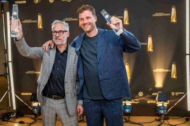 ABB KREATIVE- Preistraeger Auszeichnung für die Beste Musik Fiktion geht an Stefan Will und Robert Henke zu Gast bei der Gala Die Nacht der Kreativen Der Deutsche Fernsehpreis 2026 in der Flora am 08.09.2026 in Koeln NRW Deutschland
