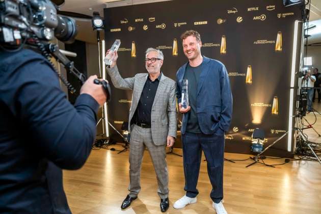 ABB KREATIVE- Preistraeger Auszeichnung für die Beste Musik Fiktion geht an Stefan Will und Robert Henke zu Gast bei der Gala Die Nacht der Kreativen Der Deutsche Fernsehpreis 2026 in der Flora am 08.09.2026 in Koeln NRW Deutschland
