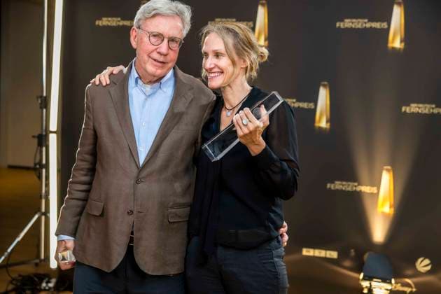 ABB KREATIVE- Preistraeger Auszeichnung für das Beste Buch Fiktion geht an Rolf Basedow, Nicole Armbruster zu Gast bei der Gala Die Nacht der Kreativen Der Deutsche Fernsehpreis 2026 in der Flora am 08.09.2026 in Koeln NRW Deutschland
