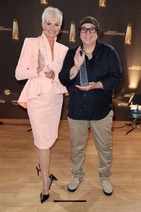 Katia Convents und Paola von Griesheim bei der Verleihung des Deutschen Fernsehpreises 2026 - Die Nacht der Kreativen in der Flora. Köln, 08.09.2026