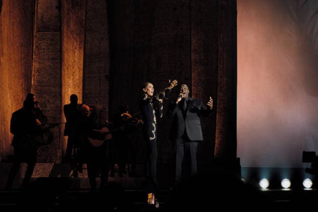Exclusive: Quebec singer Céline Dion makes a triumphant return to the stage at the Plénitude Arena to kick off her Paris residency, a series of sixteen concerts scheduled through October 17, 2026. Ten additional dates are planned for May 2027. In front of an audience of approximately 30,000 people from all over the world, the 58-year-old artist performed her first full concert in six years, following a long hiatus due to her battle with stiff-person syndrome, a rare neurological disorder diagnosed in 2022. Visibly moved, Céline Dion paused her first song, On ne change pas, overcome with emotion, before launching into a show lasting more than two hours, featuring her greatest hits, including My Heart Will Go On, Pour que tu m’aimes enc Copyright: xAgencex xBestimagexAgencex xBestimagex