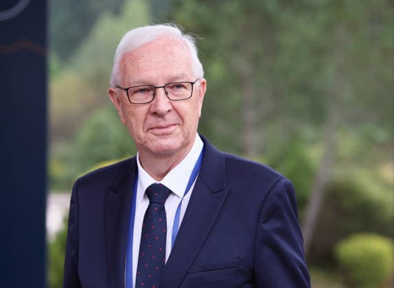 First Vice-President of the Senate of the Czech Republic Jiri Drahos attends the Carpathian 8 Summit in Ivano-Frankivsk region, Ukraine, September 18, 2026. On this day, President of Ukraine Volodymyr Zelenskyy announced the launch of a new format - the Carpathian Eight (C8) - comprising Austria, the Czech Republic, Hungary, Poland, Romania, Serbia, Slovakia, and Ukraine. (Photo by Yurii Rylchuk Ukrinform) Carpathian 8 Summit in western Ukraine Copyright: xYuriixRylchukx