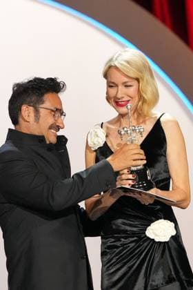 Naomi Watts Receives the 2026 Donostia Award at the 74th San Sebastián Film Festival Director Juan Antonio Bayona presents actress Naomi Watts with the San Sebastián Film Festival’s Donostia Award on September 19, 2026, in San Sebastián, Guipúzcoa, Basque Country, Spain. Watts accepts the award in recognition of her professional career. SEPTEMBER 19, 2026 ACTRESS DONOSTIA AWARD SANSE FILM FESTIVAL CINEMA ZINEMALDIA BASQUE COUNTRY CULTURE San Sebastián, Guipúzcoa, Basque Country, Spain San Sebastián, Guipúzcoa, Basque Country, Spain Copyright: xUnanuex 7787328