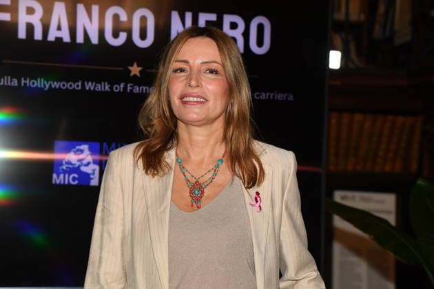 IPA88844347 - Rome, Ministry of Culture: Ceremony to Award the Star to Franco Nero. Pictured: Lucia Borgonzoni Copyright: xVincenzoxLandix xVincenzoxLandix IPA88844347