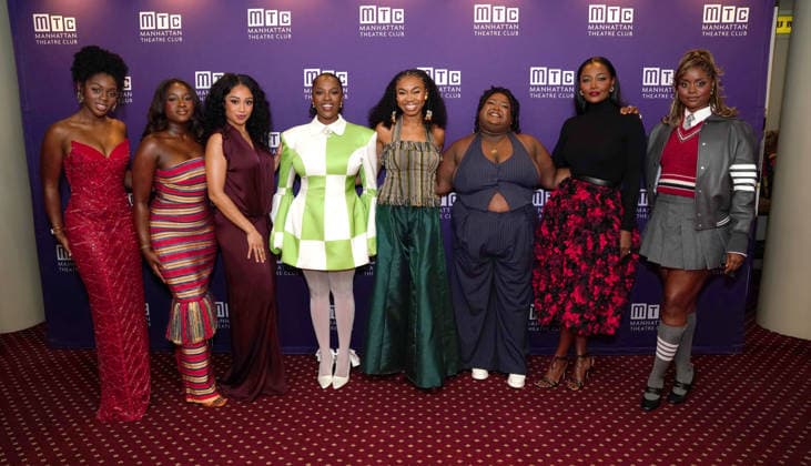 September 28, 2026, New York, Ny, United States: Nia Otchere-Sarfo, Lucia Aremu, Jasmine Amy Rogers, Heather Alicia Simms, Whitney White, Jocelyn Nioh, Jordan Rice, Erin Morton, Patina Miller and Denee Benton attend Manhattan Theatre Clubs School Girls; Or, The African Mean Girls Play Opening Night. Held at Samuel J. Friedman Theatrer in New York. Zuma Press. September 28, 2026. New York United States - ZUMAp281 20260928_zea_p281_059 Copyright: xPhotoxImagexPressx
