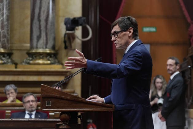 General Policy Debate in the Parliament of Catalonia The president of the Generalitat of Catalonia, Salvador Illa, speaks during the General Policy Debate in the Parliament of Catalonia on September 29, 2026, in Barcelona, Catalonia, Spain. This key plenary session, which kicks off the political session, is marked by proposals on housing, regional financing, and the management of education. SEPTEMBER 29, 2026 CATALONIA DEBATE POLITICIANS GENERAL POLICY PLENARY SESSION Barcelona Catalonia Barcelona Catalonia Spain Copyright: xDavidxZorrakinox 7808601