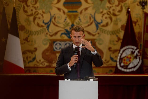 Macron Participates in a Dialogue on Democracy in Europe at the Complutense University of Madrid The President of the French Republic, Emmanuel Macron, during the event Democracy in Europe in the Digital Age, on September 29, 2026, in Madrid, Spain. Macron arrives in Madrid to begin a two-day state visit. This is a trip of great institutional significance, as it is the French president’s first state visit to Spain since taking office, coinciding with the final stretch of his term, which ends in 2027. SEPTEMBER 29, 2026 Madrid, Spain Copyright: xRicardoxRubiox 7808868