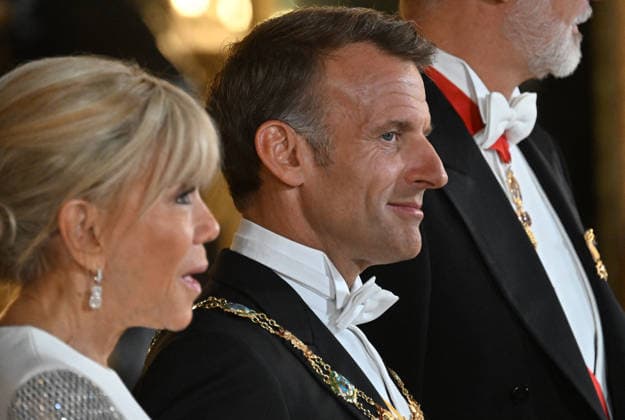 King Felipe VI of Spain, Queen Letizia of Spain, French President Emmanuel Macron, and his wife, First Lady Brigitte Macron, arrive at the gala dinner in honor of the French presidential couple at the Royal Palace in Madrid, Spain, on September 29, 2026. The French presidential couple is on a two-day official visit to Spain. Christian Liewig Bestimage King Felipe VI of Spain, Queen Letizia of Spain, French President Emmanuel Macron, and his wife, First Lady Brigitte Macron, arrive at the gala dinner in honor of the French presidential couple at the Royal Palace in Madrid, Spain, on September 29, 2026. The French presidential couple is on a two-day official visit to Spain. Madrid, Spain Copyright: xChristianxLiewigx xBestimagexChristianxLiewigx xBestimagex