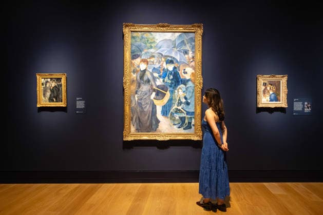 Renoir and Love at the National Gallery, London, UK 30 September 2026 Works on display at the press preview of Renoir and Love at the National Gallery, London, UK, on 30 September 2026. The most significant exhibition of Pierre-Auguste Renoir s work in the UK for 20 years brings together 45 paintings organised in partnership with the Musà e d Orsay, Paris, and the Museum of Fine Arts, Boston, on view from 3 October 2026 until 31 January 2027., Credit:PETE SPELLER Avalon Copyright: xPETExSPELLERx xAvalonx 1139422466