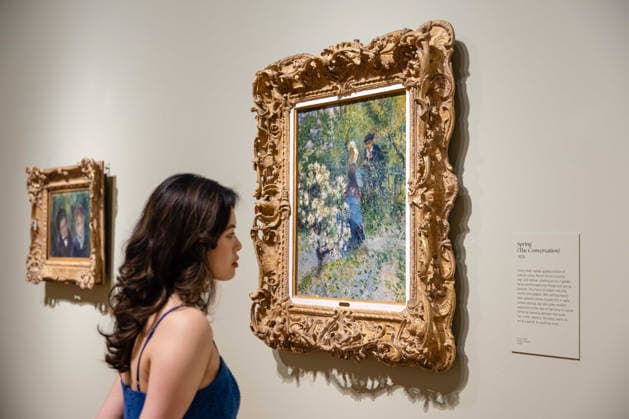 Renoir and Love at the National Gallery, London, UK 30 September 2026 Works on display at the press preview of Renoir and Love at the National Gallery, London, UK, on 30 September 2026. The most significant exhibition of Pierre-Auguste Renoir s work in the UK for 20 years brings together 45 paintings organised in partnership with the Musà e d Orsay, Paris, and the Museum of Fine Arts, Boston, on view from 3 October 2026 until 31 January 2027., Credit:PETE SPELLER Avalon Copyright: xPETExSPELLERx xAvalonx 1139422488