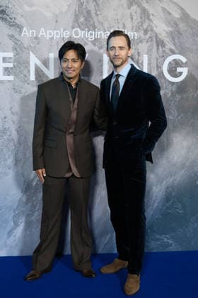 Tenzing London Gala Screening, Curzon Mayfair, London, UK, 01 October 2026 Genden Phuntsok and Tom Hiddleston at the London Gala Screening of Tenzing, Curzon Mayfair, London, UK, 01 October 2026., Credit:Julie Edwards Avalon United Kingdom, London Copyright: xJuliexEdwardsx xAvalonx 1139860013