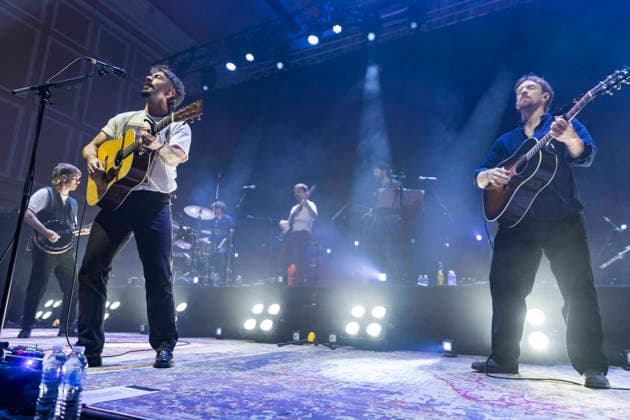 Amble, performs live, at O2 City Hall, Newcastle, UK, on 2 October 2026 Ross McNerney, Robbie Cunningham and Oisin McCaffrey of Amble, performs live, at O2 City Hall, Newcastle, UK, on 2 October 2026, Credit:David Wala Avalon Tyne and Wear, Newcastle Copyright: xDavidxWalax xAvalonx 1140177721