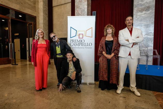 October 3, 2026, Venice, Rome, Italy: Ermanno Cavazzoni, Marcello Fois, Valeria Parrella, Alcide Pierantozzi, and Elena Varvello are the five finalists of the 64th edition of the Campiello Prize. Venice, October 3, 2026 Venice Italy - ZUMAa289 20261003_zia_a289_225 Copyright: xMircoxToniolox xAgfx