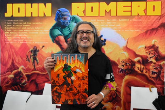 Interview with video game programmer and designer John Romero Image from the interview with video game programmer and designer, John Romero, held as part of the San Diego Comic-Con in Málaga October 4, 2026, in Málaga, Andalusia, Spain Romero is considered one of the most influential figures in the video game industry. He is the co-creator of classics such as DOOM, Quake, Wolfenstein 3D, and Commander Keen. OCTOBER 4, 2026, in Málaga, Málaga, Spain Copyright: xÃlexxZeax 7820173