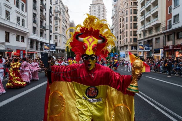Ayuso Attends the Hispanic Heritage Parade in Madrid Hispanic Heritage Parade, October 4, 2025, in Madrid, Spain. For the third consecutive year, the Hispanic Heritage Parade wound its way down Gran Vía, with the largest display to date. Twenty countries from the Americas, plus the United States, Equatorial Guinea, the Philippines, Guam, and the Northern Mariana Islands, were the stars of this year’s event. OCTOBER 4, 2026, Madrid, Spain Copyright: xMatiasxChiofalox 7820372