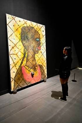 Tate Britain, The 90s : Art and Fashion London, UK. No Women, No Cry, 1998 by Chris Ofili. Art & Fashion, Tate Britain. Tate Britain has opened the first exhibition to explore the art, photography and fashion of the 1990s, adecade synonymous with possibility, optimism and an audacious spirit. The 90s : Art and Fashion explores this period s surge of creative energy, shaped by its opportunities and challenges. 06 October 2026., Credit:Michael Melia Michael Melia - B2778 Avalon Copyright: xMichaelxMeliax xMichaelxMeliax-xB2778x xAvalonx 1141014234
