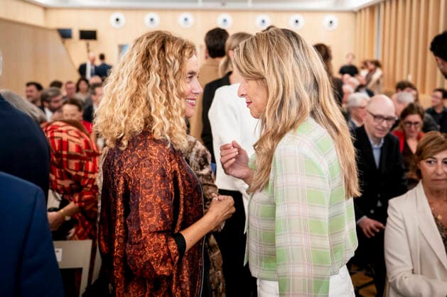 Yolanda Díaz Speaks at the Event Democracy and International Solidarity The former president of the Congress of Deputies, Meritxell Batet, speaks with the second vice president of the government and minister of Labor and Social Economy, Yolanda Díaz, during the event Democracy and International Solidarity: The Past, a Driving Force for Building the Future, on October 6, 2026, in Madrid, Spain. The event was held to mark the 50th anniversary of the delegation of the German Friedrich Ebert Foundation (Friedrich Ebert Stiftung), FES in Spain OCTOBER 6, 2026 YOLANDA ECONOMY DEMOCRACY MINISTER LABOR IN Madrid Madrid, Spain Copyright: xA.xPÃ rezxMecax 7825162