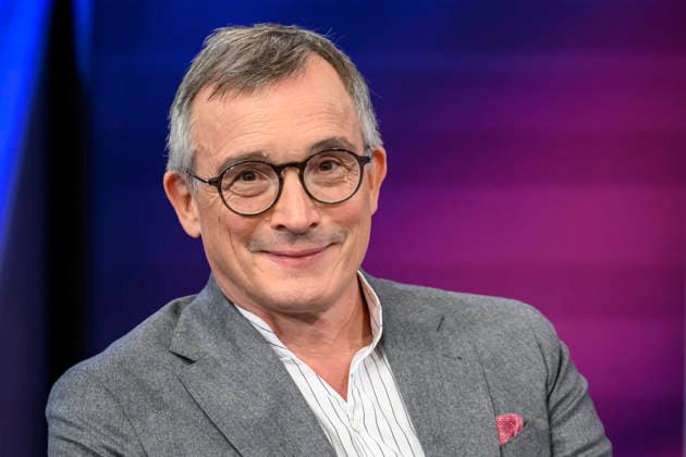 im Bild v.l.: Andreas Rödder (Historiker und CDU-Mitglied), GER, Berlin, Studio, zu Gast bei Maischberger, politische Talkshow, TV, Format, mit Moderatorin Sandra Maischberger, Das Erste, aus Adlershof Am Studio 20, 06.10.2026, Copyright: HMBxMedia UwexKoch