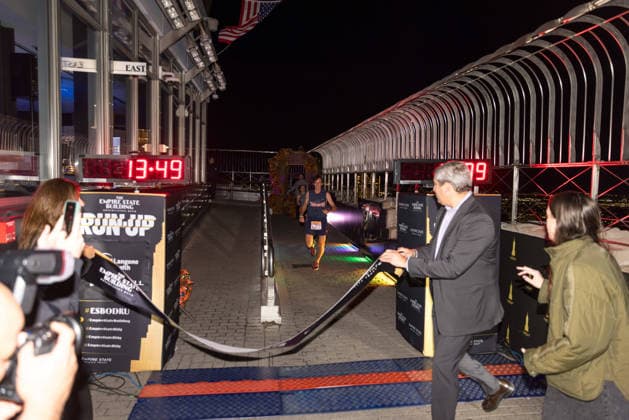 October 6, 2026, New York, New York, USA: Runners participate in the 48th edition of the Empire State Building Run-Up, a vertical race held at the Empire State Building in New York City, United States. More than 200 participants from around the world climb the buildingâ€⠢s 86 floors, covering 1,576 steps and a vertical distance of 1,050 feet (320 meters), from the buildingâ€⠢s lobby to the iconic Observation Deck, on Tuesday, October 6, 2026. New York USA - ZUMAc233 20261006_zsp_c233_001 Copyright: xVanessaxCarvalhox