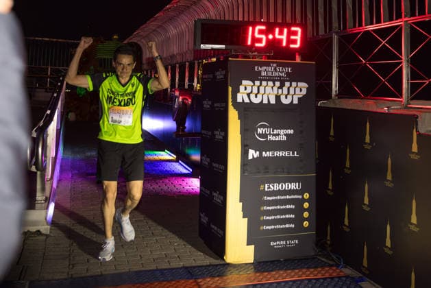 October 6, 2026, New York, New York, USA: Runners participate in the 48th edition of the Empire State Building Run-Up, a vertical race held at the Empire State Building in New York City, United States. More than 200 participants from around the world climb the buildingâ€⠢s 86 floors, covering 1,576 steps and a vertical distance of 1,050 feet (320 meters), from the buildingâ€⠢s lobby to the iconic Observation Deck, on Tuesday, October 6, 2026. New York USA - ZUMAc233 20261006_zsp_c233_017 Copyright: xVanessaxCarvalhox