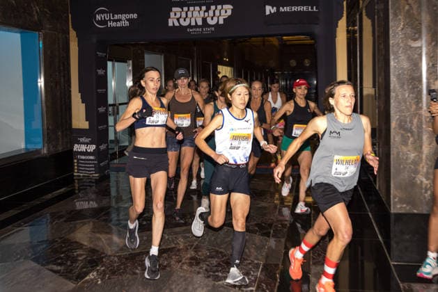October 6, 2026, New York, New York, USA: Runners participate in the 48th edition of the Empire State Building Run-Up, a vertical race held at the Empire State Building in New York City, United States. More than 200 participants from around the world climb the buildingâ€⠢s 86 floors, covering 1,576 steps and a vertical distance of 1,050 feet (320 meters), from the buildingâ€⠢s lobby to the iconic Observation Deck, on Tuesday, October 6, 2026. New York USA - ZUMAc233 20261006_zsp_c233_018 Copyright: xVanessaxCarvalhox