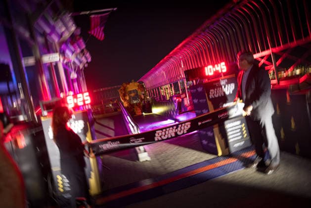 October 6, 2026, New York, New York, USA: Runners participate in the 48th edition of the Empire State Building Run-Up, a vertical race held at the Empire State Building in New York City, United States. More than 200 participants from around the world climb the buildingâ€⠢s 86 floors, covering 1,576 steps and a vertical distance of 1,050 feet (320 meters), from the buildingâ€⠢s lobby to the iconic Observation Deck, on Tuesday, October 6, 2026. New York USA - ZUMAc233 20261006_zsp_c233_022 Copyright: xVanessaxCarvalhox