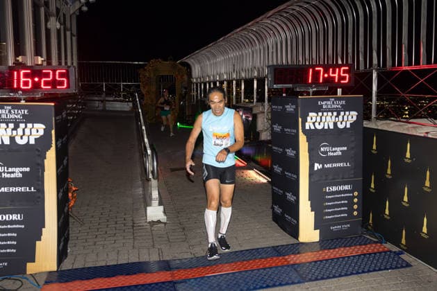 October 6, 2026, New York, New York, USA: Runners participate in the 48th edition of the Empire State Building Run-Up, a vertical race held at the Empire State Building in New York City, United States. More than 200 participants from around the world climb the buildingâ€⠢s 86 floors, covering 1,576 steps and a vertical distance of 1,050 feet (320 meters), from the buildingâ€⠢s lobby to the iconic Observation Deck, on Tuesday, October 6, 2026. New York USA - ZUMAc233 20261006_zsp_c233_035 Copyright: xVanessaxCarvalhox