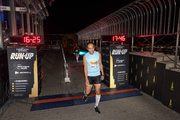 October 6, 2026, New York, New York, USA: Runners participate in the 48th edition of the Empire State Building Run-Up, a vertical race held at the Empire State Building in New York City, United States. More than 200 participants from around the world climb the buildingâ€⠢s 86 floors, covering 1,576 steps and a vertical distance of 1,050 feet (320 meters), from the buildingâ€⠢s lobby to the iconic Observation Deck, on Tuesday, October 6, 2026. New York USA - ZUMAc233 20261006_zsp_c233_037 Copyright: xVanessaxCarvalhox