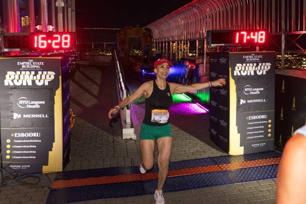 October 6, 2026, New York, New York, USA: Runners participate in the 48th edition of the Empire State Building Run-Up, a vertical race held at the Empire State Building in New York City, United States. More than 200 participants from around the world climb the buildingâ€⠢s 86 floors, covering 1,576 steps and a vertical distance of 1,050 feet (320 meters), from the buildingâ€⠢s lobby to the iconic Observation Deck, on Tuesday, October 6, 2026. New York USA - ZUMAc233 20261006_zsp_c233_039 Copyright: xVanessaxCarvalhox