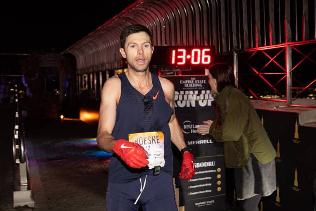 October 6, 2026, New York, New York, USA: Runners participate in the 48th edition of the Empire State Building Run-Up, a vertical race held at the Empire State Building in New York City, United States. More than 200 participants from around the world climb the buildingâ€⠢s 86 floors, covering 1,576 steps and a vertical distance of 1,050 feet (320 meters), from the buildingâ€⠢s lobby to the iconic Observation Deck, on Tuesday, October 6, 2026. New York USA - ZUMAc233 20261006_zsp_c233_042 Copyright: xVanessaxCarvalhox