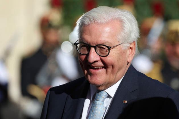 NEWS : Visite d Etat de Frank-Walter Steinmeier - Paris - 08 10 2026 Accueil de Frank-Walter Steinmeier, Prà sident de la Rà publique fà dà rale d Allemagne et de Elke Budenbender par Emmanuel Macron, Prà sident de la Rà publique et Brigitte Macron ce jeudi 8 octobre au palais de l™Elysà e ParisFrance Copyright: xMichtofx