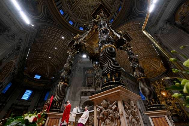 ITALY - POPE - VATICAN-2026 10 8 Italy, Rome, Vatican, 2026 10 8 Pope Leo XIV officiates the holy mass for the inauguration of the academic year of the pontifical universities at the St. Peter s Basilica in the Vatican. EDITORIAL USE ONLY - NO BOOKS Copyright: xVATICANxMEDIA xCatholicxPressxPhotox