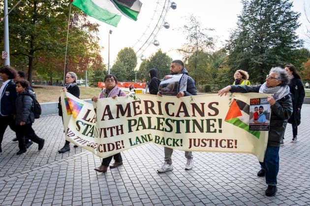 Pro-Palestine Silent Funeral Procession Central London, October 8, 2026 A pro-Palestine silent funeral procession took place in Central London, with demonstrators walking in silence to remember Palestinians killed in the conflict in Gaza. Participants carried Palestinian flags and placards, while some held a coffin and others carried effigies wrapped in burial shrouds, symbolising those killed in the conflict., Credit:Zak Irfan Avalon Copyright: xZakxIrfanx xAvalonx 1141557267