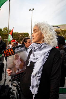 Pro-Palestine Silent Funeral Procession Central London, October 8, 2026 A pro-Palestine silent funeral procession took place in Central London, with demonstrators walking in silence to remember Palestinians killed in the conflict in Gaza. Participants carried Palestinian flags and placards, while some held a coffin and others carried effigies wrapped in burial shrouds, symbolising those killed in the conflict., Credit:Zak Irfan Avalon Copyright: xZakxIrfanx xAvalonx 1141557284