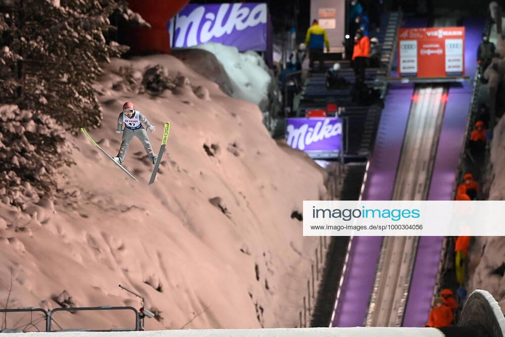 KW02 Ski jumping, Skispringen, Ski, nordisch - FIS WC Zakopane ZAKOPANE,POLAND,15.JAN.21 - NORDIC SKIING, SKI JUMPING - FIS World Cup, large hill, men, qualification. Image shows Daniel Huber (AUT). GEPAxpictures xWrofoto