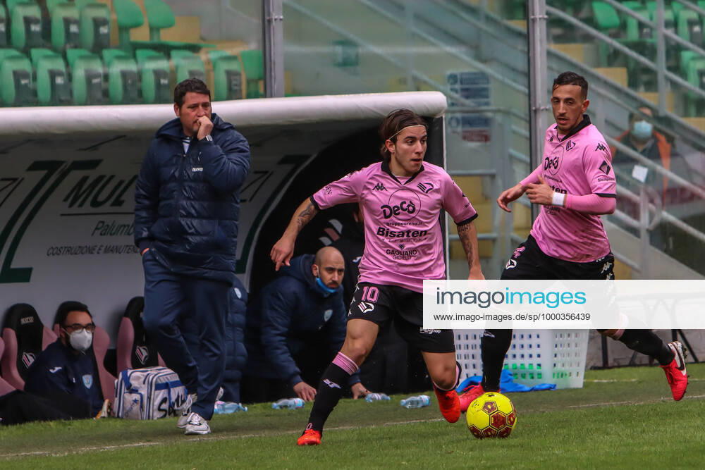 Serie C: Palermo FC vs Virtus Francavilla Andrea Silipo in action during the match against Virtus Francavilla. . Palermo FC vs Virtus Francavilla at Stadium Renzo Barbera. Palermo Italy
