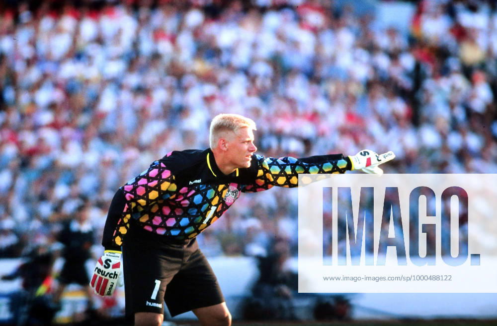 Dänemark - Deutschland Schweden, Göteborg, 26.06.1992, Fussball, UEFA EM Europameisterschaft 1992 in Schweden, Finale, Dänemark DFB Deutschland (2:0): Peter Schmeichel (Dänemark).