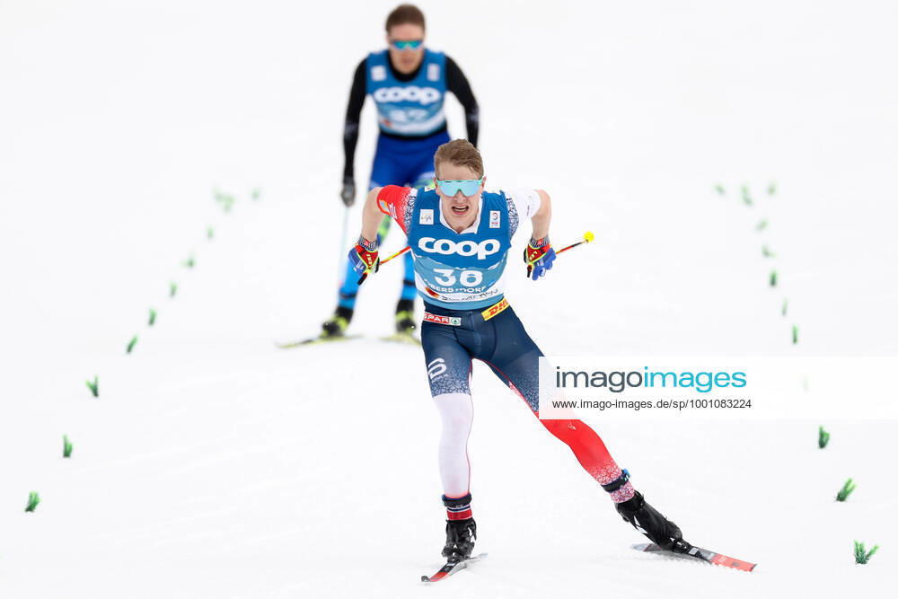 NORDIC SKIING - FIS Nordic World Ski Championships Oberstdorf 2021 OBERSTDORF,GERMANY,03.MAR.21 - NORDIC SKIING, CROSS COUNTRY SKIING - FIS Nordic World Ski Championships, 15km free, men. Image shows Simen Hegstad Krueger (NOR). GEPAxpictures xChristianxWalgram