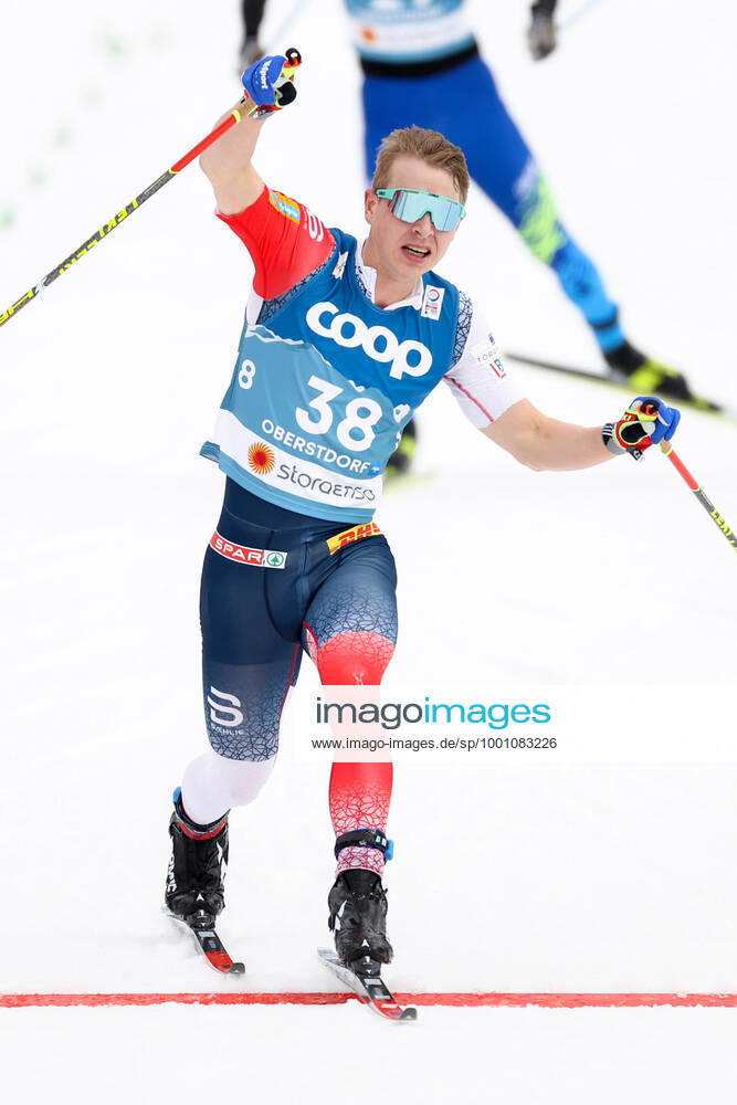 NORDIC SKIING - FIS Nordic World Ski Championships Oberstdorf 2021 OBERSTDORF,GERMANY,03.MAR.21 - NORDIC SKIING, CROSS COUNTRY SKIING - FIS Nordic World Ski Championships, 15km free, men. Image shows Simen Hegstad Krueger (NOR). GEPAxpictures xChristianxWalgram