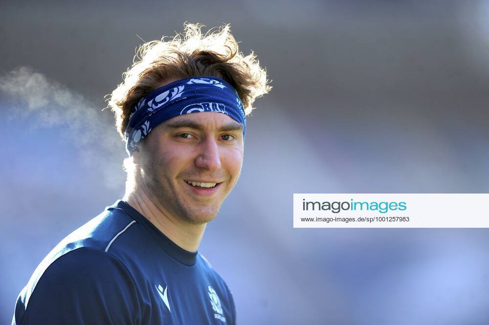 Mandatory Credit: Photo by Shutterstock (11757116d) Jamie Ritchie - Scotland flanker. Scotland captain s run, (pre-Wales), Guinness Six Nations 2021, Murrayfield Stadium, Edinburgh, Scotland - 12 Feb 2021 Scotland captain s run, (pre-Wales), Guinness Six Nations 2021, Murrayfield Stadium, Edinburgh, Scotland - 12 Feb 2021