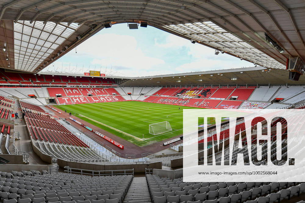 Sunderland v Northampton Town EFL Sky Bet League 1 09 05 2021. General view inside the Stadium Of Light, Sunderland, Englandthe EFL Sky Bet League 1 match between Sunderland AFC and Northampton Town on 9 May 2021. Editorial use only DataCo restrictions apply See www.football-dataco.com ,